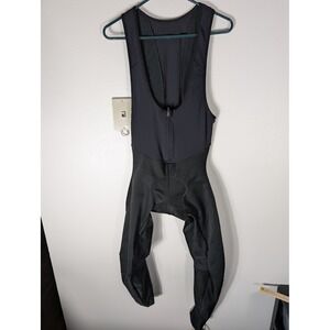 dhb Cycle Apparel Mens 2XL Black Padded Cycling Bib Tights Full Length Zipper